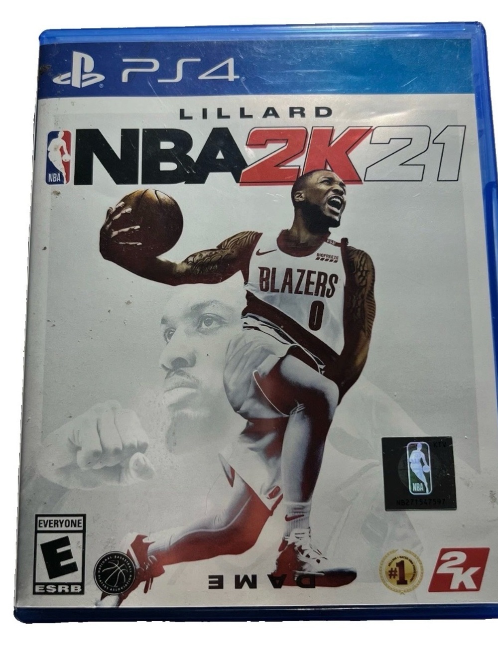 NBA 2K21 PS4 Video Game - Blue Cover